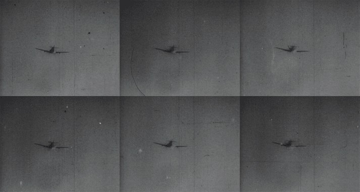 sequence of frames from movie with flicker